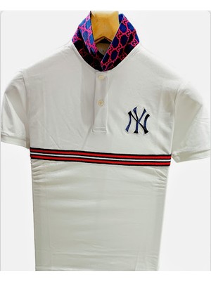 Gucci Desenli Polo Yaka T-Shirt