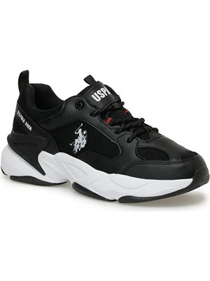 U.S. Polo Assn. Maybe Wmn 3fx Phlon Termo Kaymaz Taban Hafif Uniseks Sneaker Siyah
