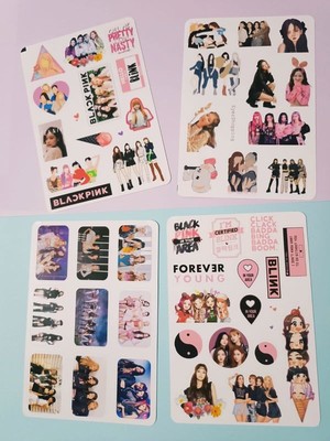 EyER Shoping Black Pink Etiket Sticker Set