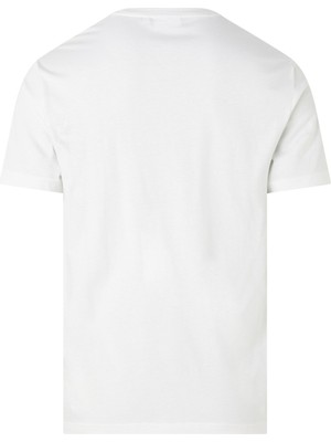 Calvin Klein Bisiklet Yaka Beyaz Erkek T-Shirt K10K110589YAF