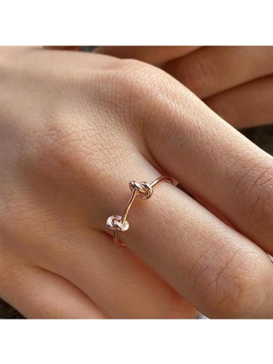 Pier Gümüş Gümüş Düğüm Yüzük