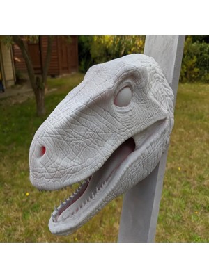 Turansoy Craft Dinozor Raptor Kafası Duvar Büstü Dev Boy
