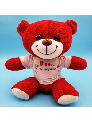 Alifa Toptan Seni Seviyorum Tasarımlı Oyuncak Ayı