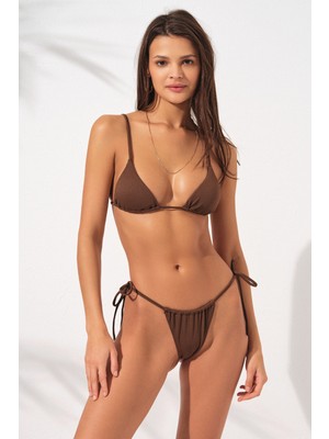 Pierre Cardin Üçgen Brazilian Bikini Kahverengi 231242