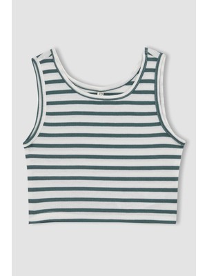 DeFacto Kız Çocuk Bisiklet Yaka Atlet Z7814A623HS