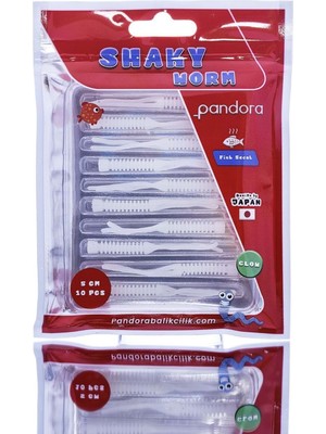Pandora Shaky Worm - #white Glow