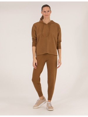 Pierre Cardin Kadın Camel Melanj Comfort Fit Kazak 50261053-VR122