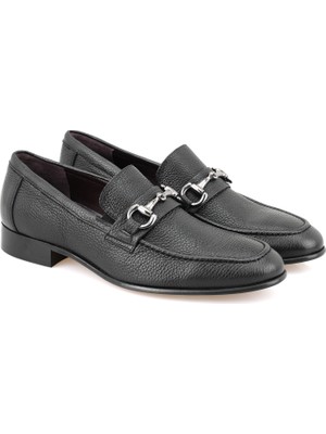 Desa Kacie Siyah Erkek Günlük Deri Ayakkabı