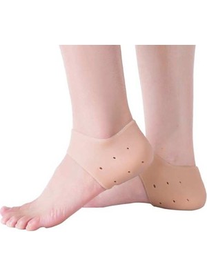 Silikon Topuk Çorabı Ten Rengi