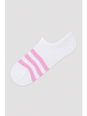 Penti Çok Renkli Çizgili 3lü Sneaker Çorabı