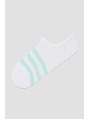 Penti Çok Renkli Çizgili 3lü Sneaker Çorabı