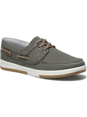 Dockers 226535 Haki Renk Keten Erkek Marın Ayakkabı