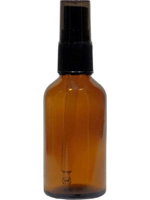 Sampex Amber Cam Şişe 50 ml Cam Sprey Kapaklı 4 Adet