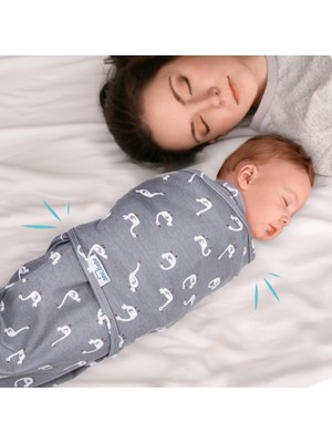 Sevi Bebe Yeni Sezon 0-3 Ay Desenli %100 Pamuklu Interlok Bebe Kundak - Mommyslab Mağaza