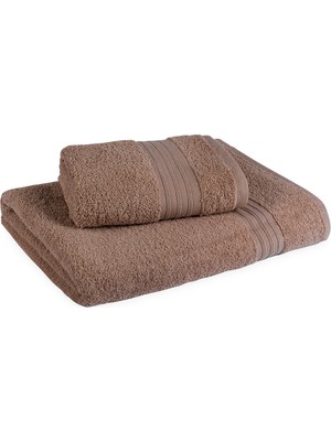 Fialka Armürlü Fitilli Havlu Koyu Kahve 80X150