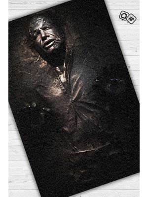 Homshtag Han Solo Dokuma Tabanlı Yıkanabilir Kaymaz Star Wars Film Halısı