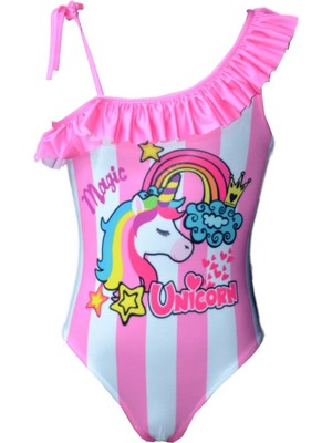 Rs Ramuni Kız Çocuk Mayo Gökkuşağı Unicorn