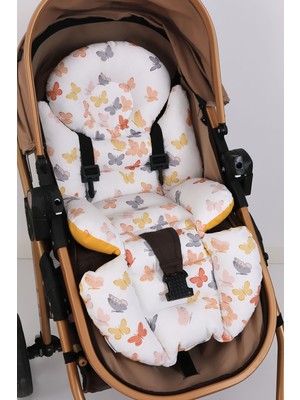 Umaybebek Ortopedik Bel Destekli Bebek Arabası Minderi, Pamuk Kumaş - Orijinal Ürün