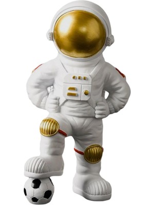 Beverly Yaratıcı Astronot Heykel Figür Heykel Uzaycı Heykelcik Dekor Çocuk Hediyesi 26X14X15CM (Yurt Dışından)