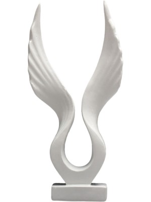 Beverly 3D /angel Statue Reçine Masa Beyaz Kanat Için Heykel Heykel Koleksiyonu 10.5X3X15CM 7X3X15CM (Yurt Dışından)