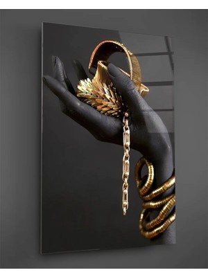 Taulart Takı Tutan El Cam Tablo