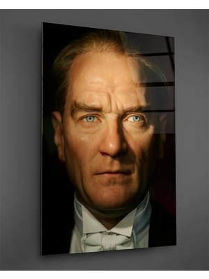 Taulart Mustafa Kemal Atatürk Portesi Cam Tablo