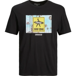 Jack & Jones Jorsıgns Tee Ss Crew Neck Tg Siyah Erkek T-Shirt 12238373-Black