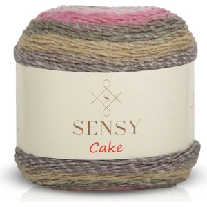 Premium Cake El Örgü Ipi Şal Bluz Aksesuar Ipi Ebruli Ip
