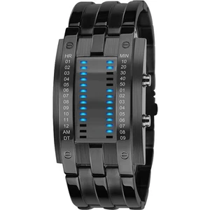 Paslanmaz Çelik Dijital LED Saat (Yurt Dışından)