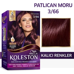 Koleston Kit Saç Boyası 3/66 Patlıcan Moru