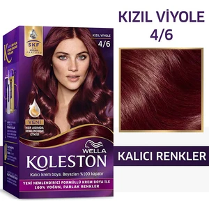 Koleston Kit Saç Boyası 4/6 Kızıl Viyole