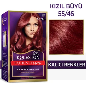 Koleston Kızıl Büyü 55/46 Saç Boyası Seti – Özel Kızıllar Serisi, Canlı ve Kalıcı Renk, Bitkisel Yağlı, Amonyaksız