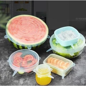 Silikon Kapak Tabak Tencere Bonesi 6'lı