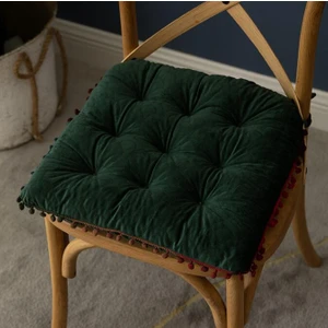 Silikon Elyaf Dolgulu Dekoratif Krem Rengi Sandalye Minderi Bağcıklı 42# (Yurt Dışından)