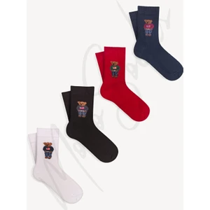 Mono Socks Çocuk 4'lü Teddy Bear Ayıcıklı Çorap