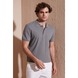 Pamuk Düğmeli Regular Fit Polo T Shirt Erkek Polo 5902127