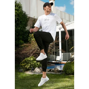 % 100 Pamuk Relaxed Fit Bisiklet Yaka T Shirt Erkek T Shirt 5902637