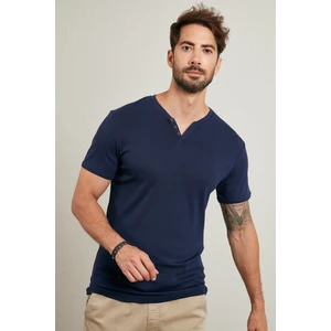 % 100 Pamuklu V Yaka Slim Fit T Shirt Erkek T SHİRT 5902122