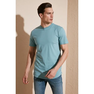 % 100 Pamuk Regular Fit Bisiklet Yaka T Shirt Erkek T Shirt 5902511