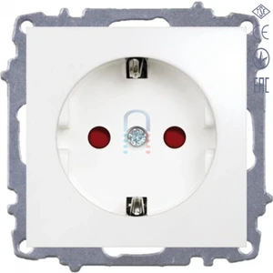 Zena Vega Beyaz Topraklı Priz