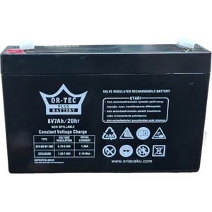 Ortec Kuru Akü 6 V 7 Ah
