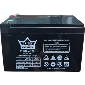 Ortec 12V12AH/20HR Pil