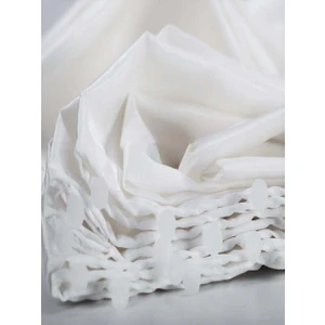 Stil Perde Beyaz Saten Güneşlik Perde