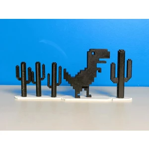Turansoy Craft Chrome Dino Figür