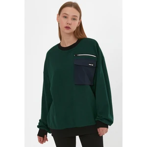 Alexander Gardi Cep Detaylı Oversize Sweatshirt (E23-75500)