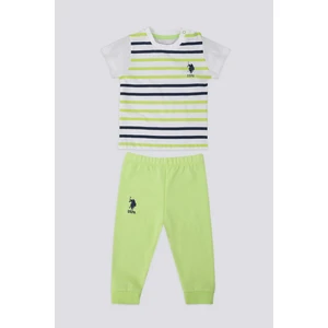 U.S. Polo Assn. Yeşil 2'li Bebek Takım