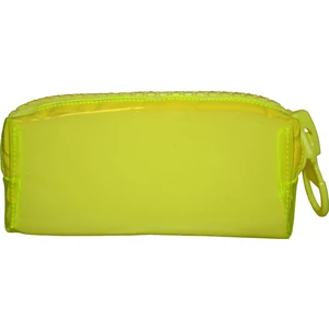 Big Zip Xl Neon Şeffaf Kalem Kutusu Sarı