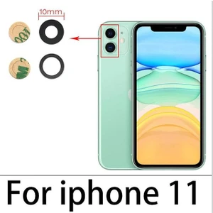 Iphone 11 Arka Kamera Camı Lens Yapışkanlı