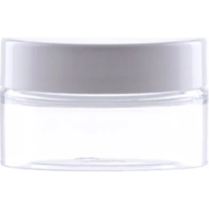 Güvenç Ambalaj 100 Adet - 50ML Boş Pet Kavanoz, Şeffaf Plastik Kutu Beyaz Kapaklı