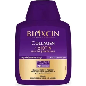 Bioxcin collagen & Biotin Ekstra Hacim & Dolgunlaştırıcı Şampuan 300 Ml - Ince Telli Ve Hassas Saçlar - Vb825